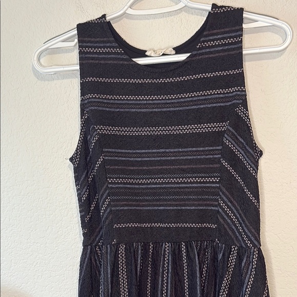 Elodie Black Sleeveless Fit and Flare Mini Dress - Picture 4 of 5
